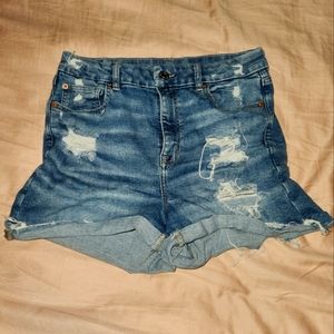 Hi-Rise Jean Shorts